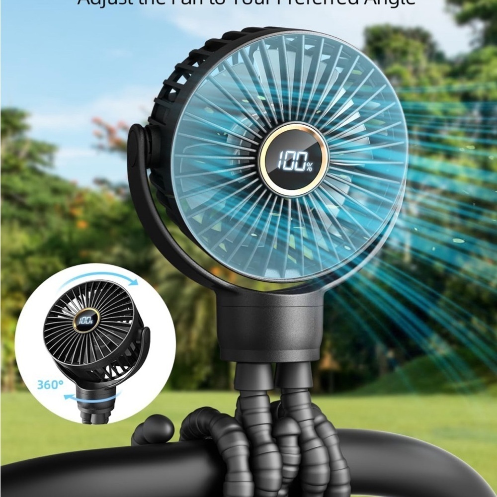 Portable stroller fan - Picture 2 of 2